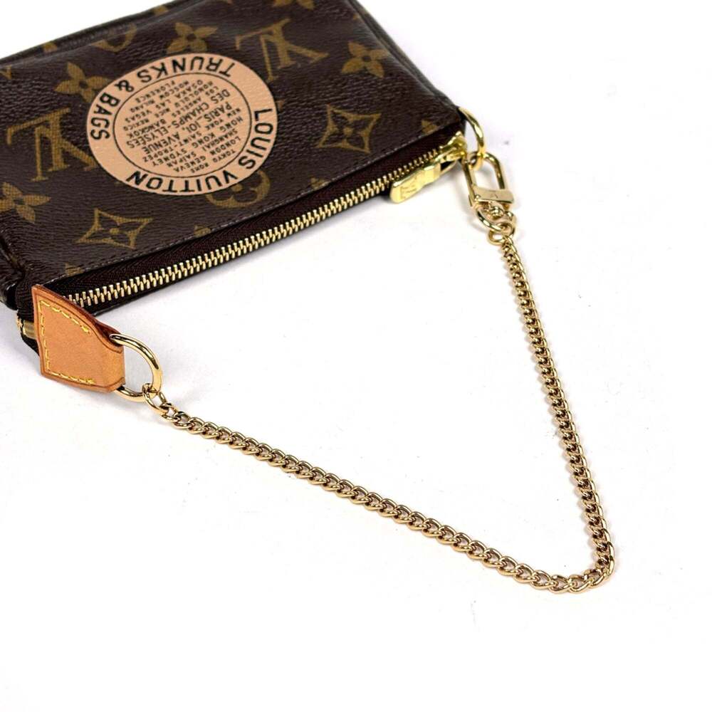 LOUIS VUITTON Brown Monogram Pochette Pouch - Picture 6 of 7